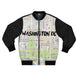 Washington D.C Kimante Black AOP Bomber Jacket