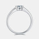 Moissanite 925 Sterling Silver Solitaire Ring