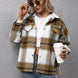 Plaid Long Sleeve Shirt Jacket