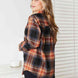 Double Take Plaid Dropped Shoulder Shirt