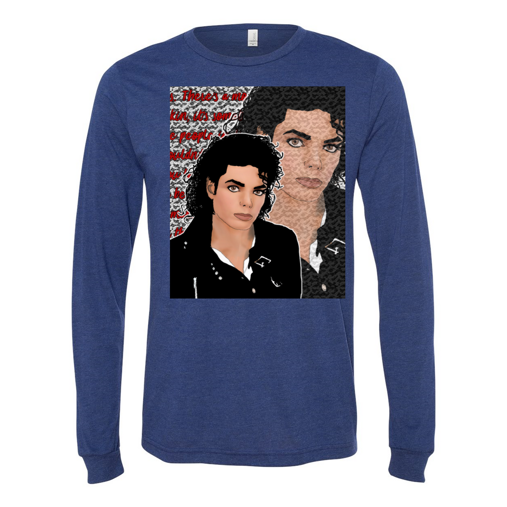 Kimante Michael JacksonLong Sleeve JerseyTee - Kimante Discounted Fashionionable clothing 
