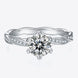 1 Carat Moissanite 925 Sterling Silver Ring