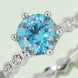 1 Carat Moissanite 6-Prong 925 Sterling Silver Ring