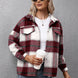 Plaid Long Sleeve Shirt Jacket