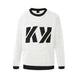 Kimante Logo Print Fuzzy Sweatshirt