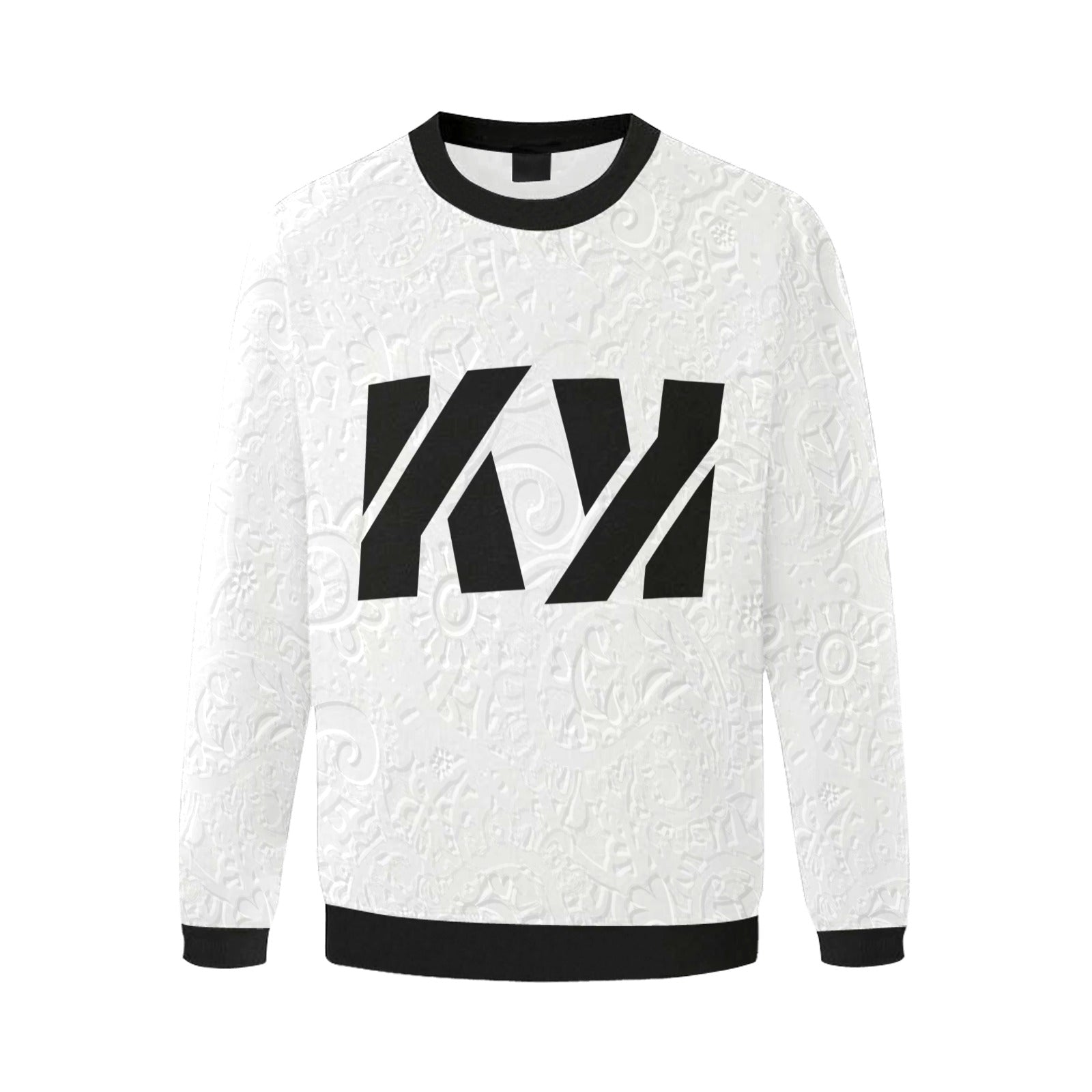 Kimante Logo Print Fuzzy Sweatshirt