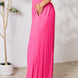 Double Take Full Size Smocked Wide Waistband Wide Leg Pants