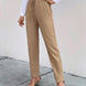 Texture Drawstring Pants with Pockets