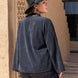 Plus Size Embroidered Open Front Jacket