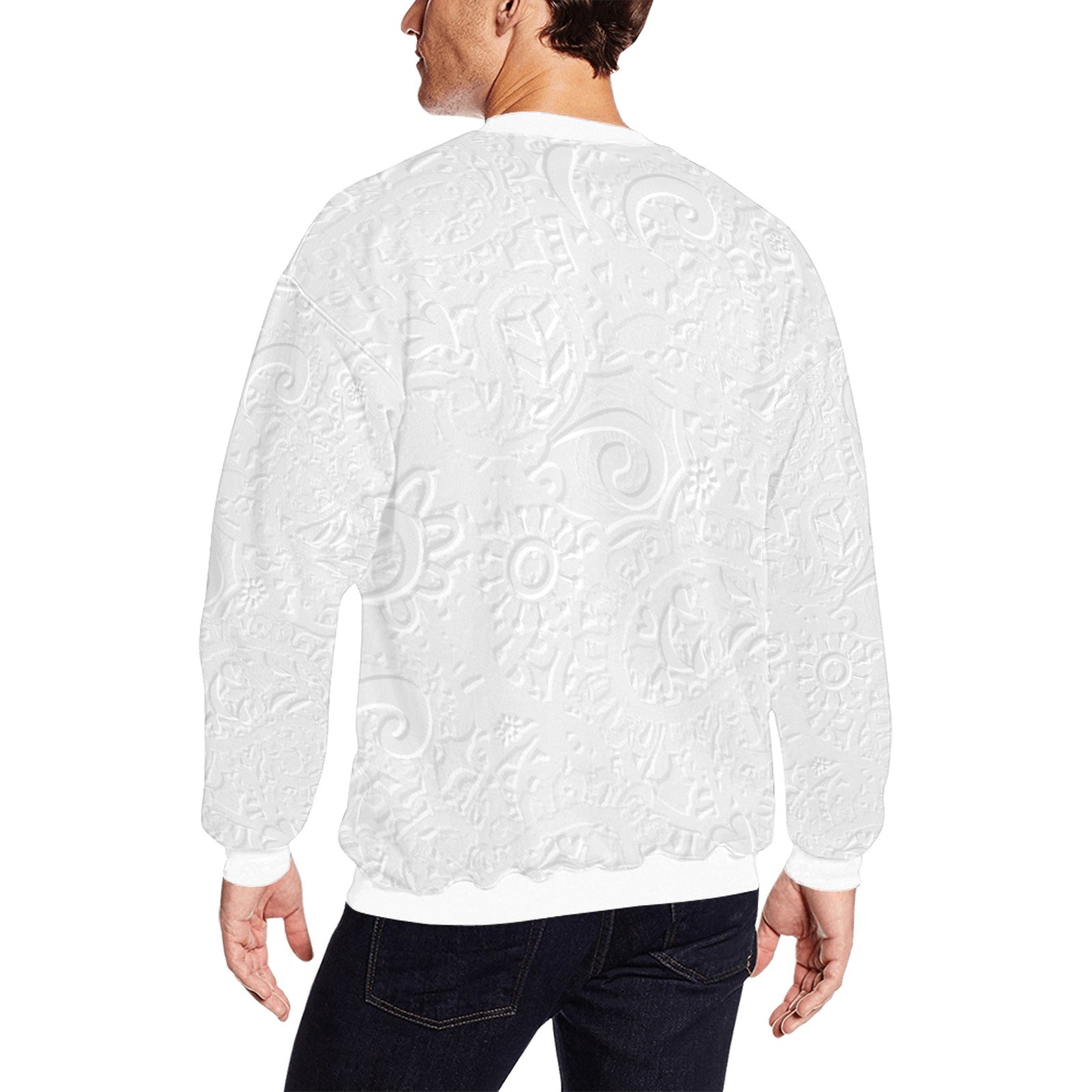 Kimante Logo Print Fuzzy Sweatshirt