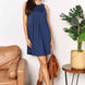 Double Take Round Neck Sleeveless Mini Dress