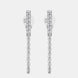 Moissanite 925 Sterling Silver Connected Earrings