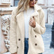 Full Size Lapel Collar Sherpa Coat