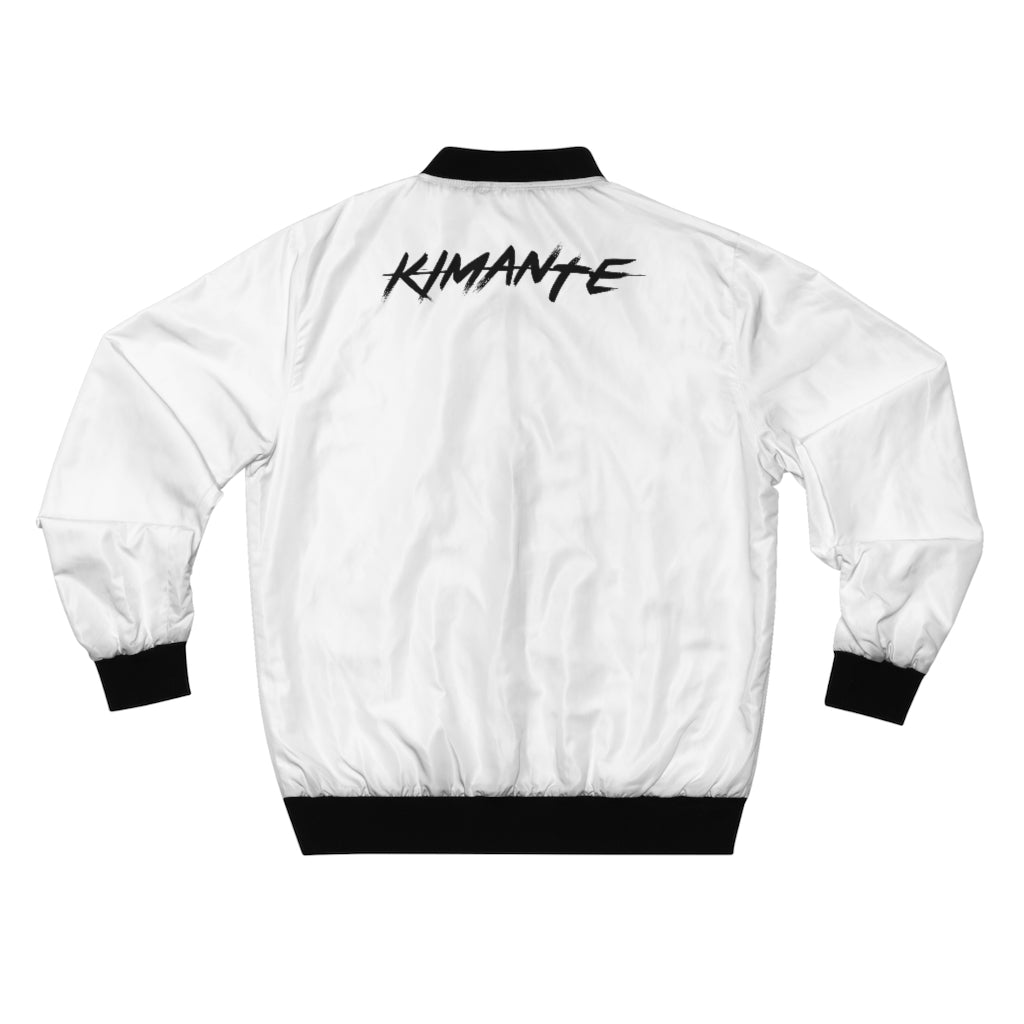 Detroit Kimante White AOP Bomber Jacket