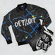 Detroit Kimante All Black AOP Bomber Jacket