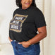 Simply Love WIFE MOM BOSS Leopard Graphic T-Shirt