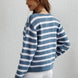 Striped Button Front Cardigan