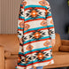 Plus Size Geometric Open Front Longline Cardigan