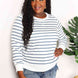 Double Take Striped Long Sleeve Round Neck Top