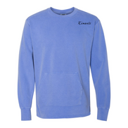 French Terry Kimante Black Logo Crewneck - Kimante Discounted Fashionionable clothing 