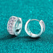 1.8 Carat Moissanite 925 Sterling Silver Huggie Earrings