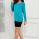 Basic Bae Full Size V-Neck Long Sleeve Top