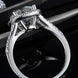3 Carat Moissanite Halo Ring