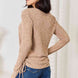 Double Take Drawstring Ribbed Long Sleeve T-Shirt