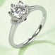 1 Carat Moissanite 925 Sterling Silver Ring