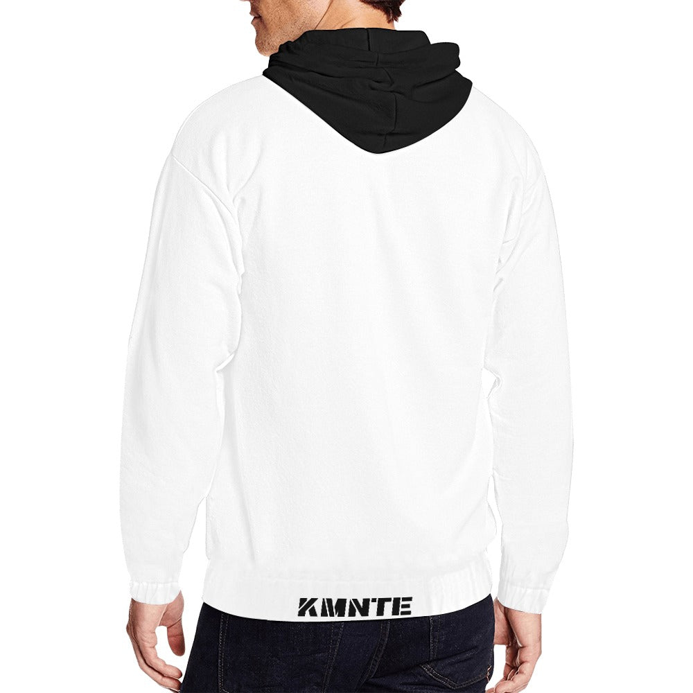Kimante's Belly Men's All Over Print Full Zip Hoodie Jacket