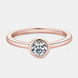 Moissanite 925 Sterling Silver Solitaire Ring