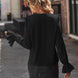 Ruffled V-Neck Flounce Sleeve Shirt