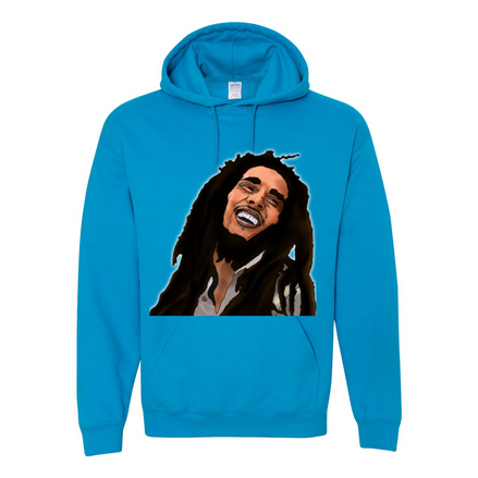 Heavy Blend Kimante Bob Marley Hoodie - Kimante Discounted Fashionionable clothing 