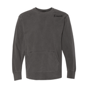 French Terry Kimante Black Logo Crewneck - Kimante Discounted Fashionionable clothing 