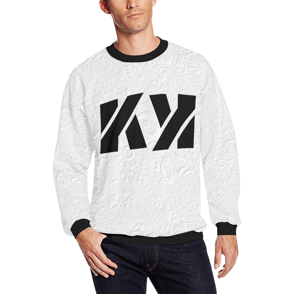Kimante Logo Print Fuzzy Sweatshirt