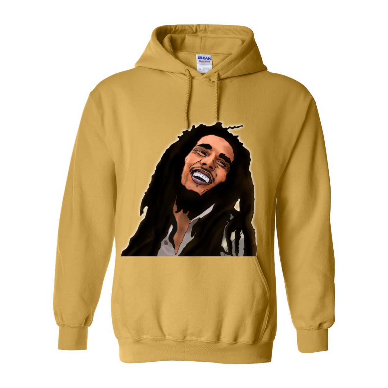 Heavy Blend Kimante Bob Marley Hoodie - Kimante Discounted Fashionionable clothing 