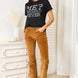 Simply Love Letter Graphic Round Neck T-Shirt