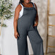 Double Take Full Size Wide Strap Overall with Pockets