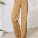 RISEN Full Size Fringe Hem Wide Leg Jeans