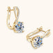 4 Carat Moissanite 925 Sterling Silver Earrings