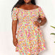 Double Take Smocked Sweetheart Neck Flounce Sleeve Mini Dress