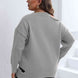 Plus Size Cutout V-Neck Sweater