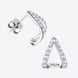 Moissanite Minimalist 925 Sterling Silver Earrings
