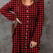 Full Size Plaid Round Neck Long Sleeve Magic Dress