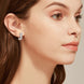 1 Carat Moissanite 925 Sterling Silver Earrings