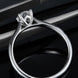 Moissanite 925 Sterling Silver Solitaire Ring