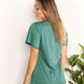 Double Take Ruched V-Neck Short Sleeve T-Shirt