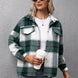 Plaid Long Sleeve Shirt Jacket
