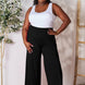 Double Take Full Size Smocked Wide Waistband Wide Leg Pants