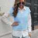 Cable-knit V-Neck Sweater Vest